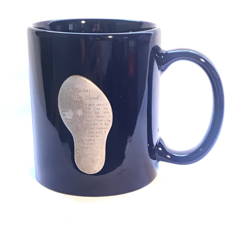 “FOOTPRINTS” in the Sand Coffee Mug.